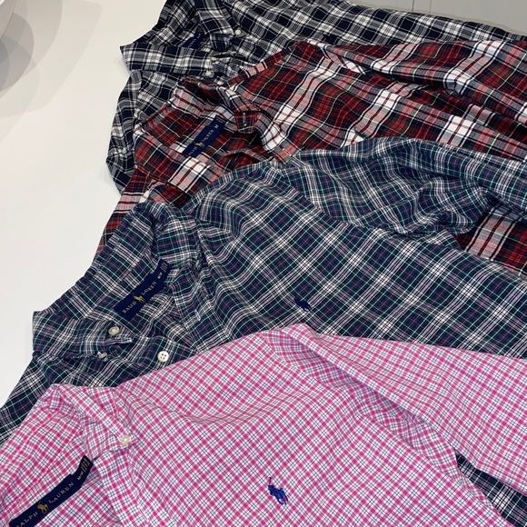 4 Polo Ralph Lauren Button Down Bundle - Picture 2 of 10